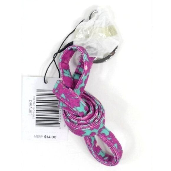 Vera Bradley Ditsy Dot Lighten Up Lanyard NWT - Picture 2 of 2